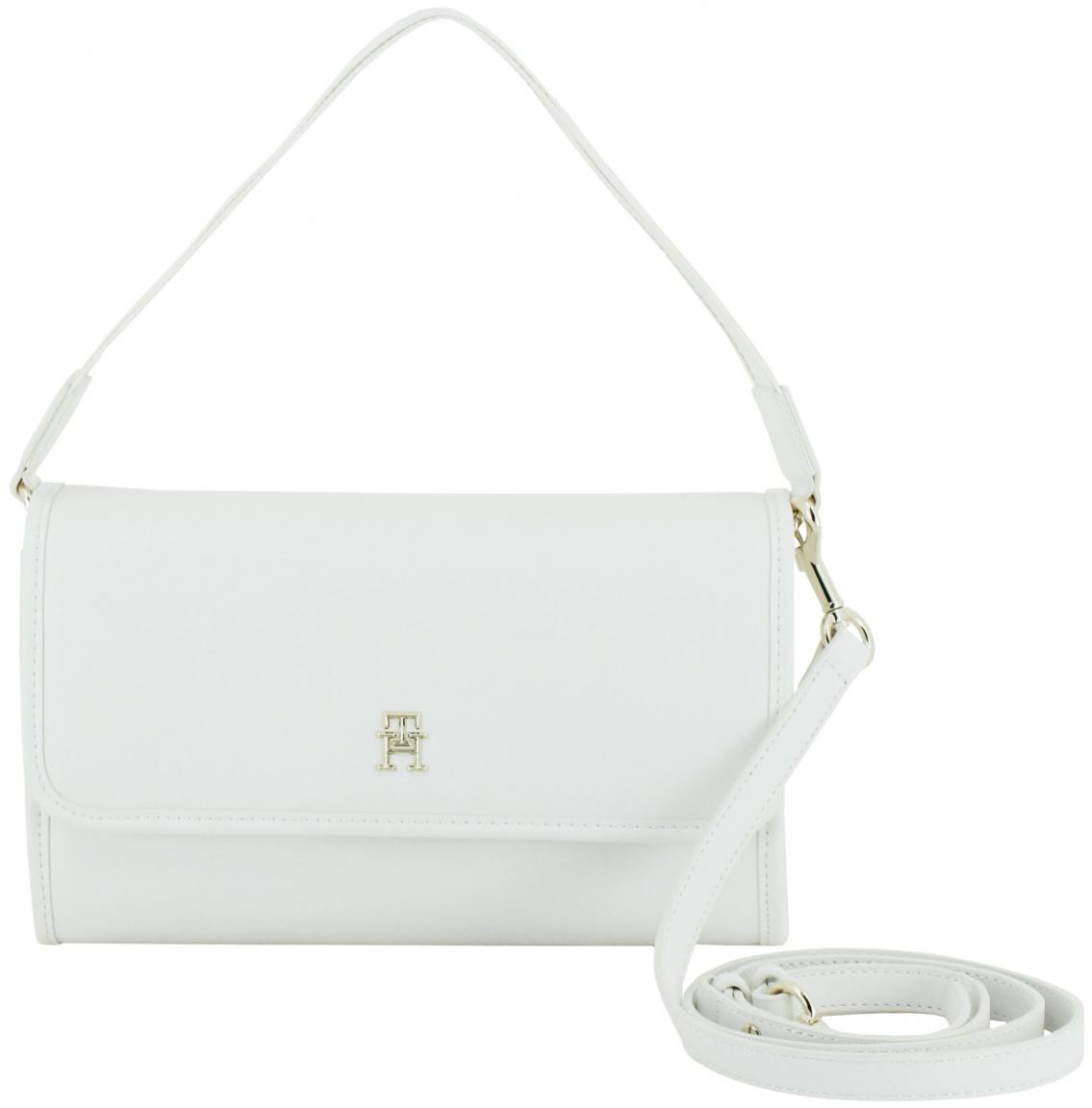 Tommy Hilfiger Shoulder Umhängetasche Ecru Monotype