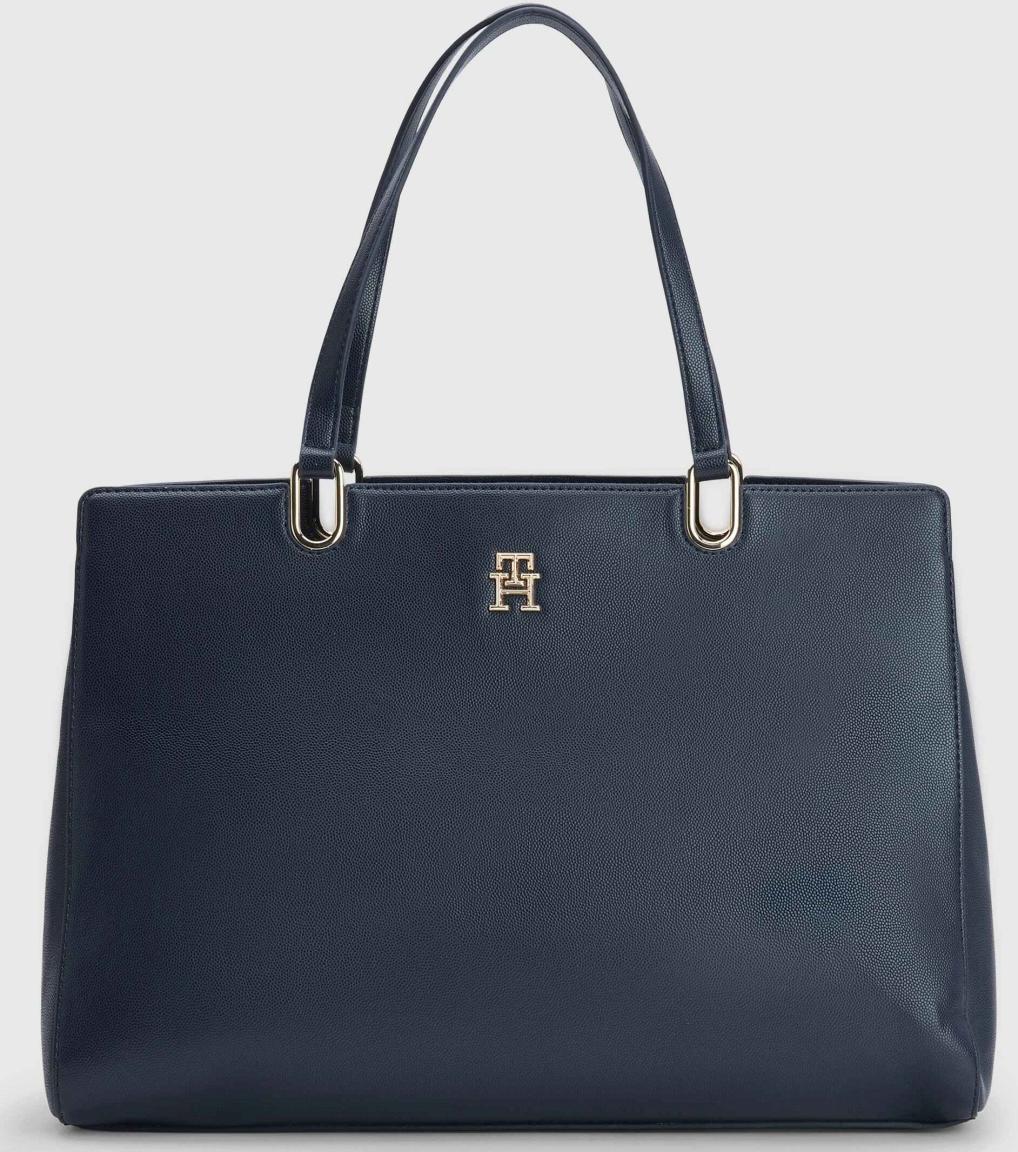 Tommy Hilfiger Timeless Satchel Space Blau Kurzhenkeltasche