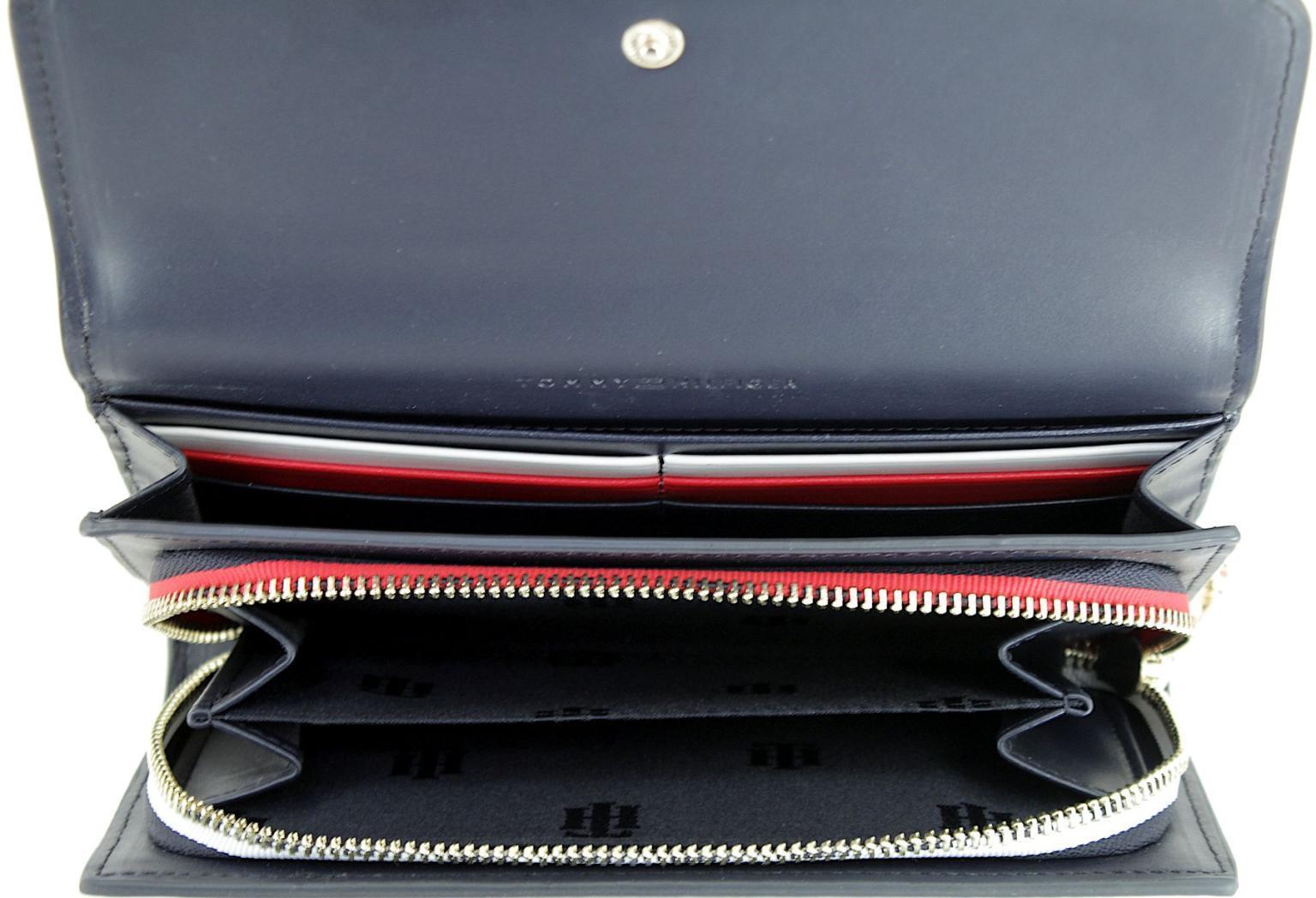 Tommy Hilfiger Überschlagbörse Element Large Flap Wallet Desert Sky Markensprips