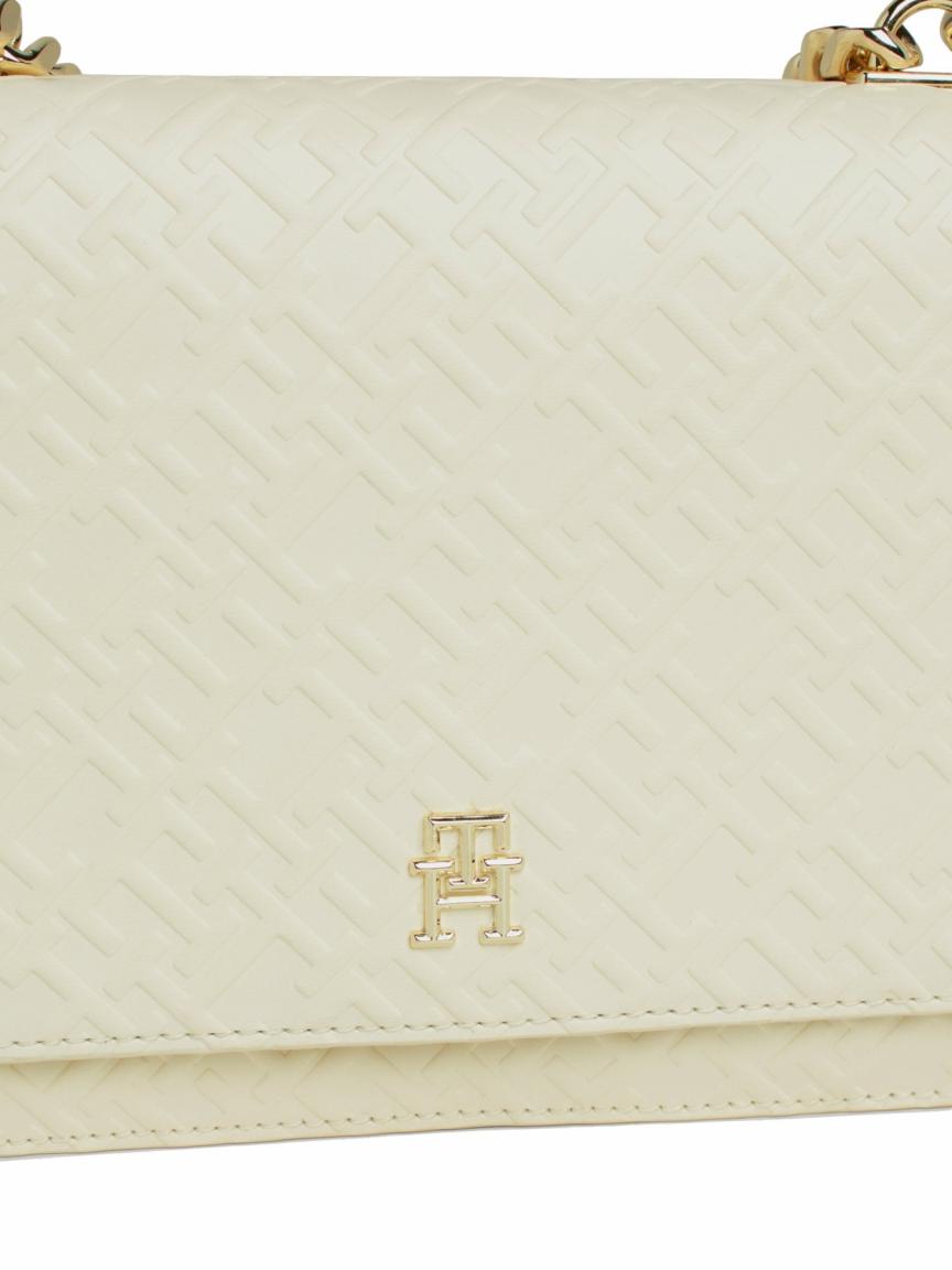 Tommy Hilfiger Überschlagtasche TH Refined Med Crossover Interlock Prägung