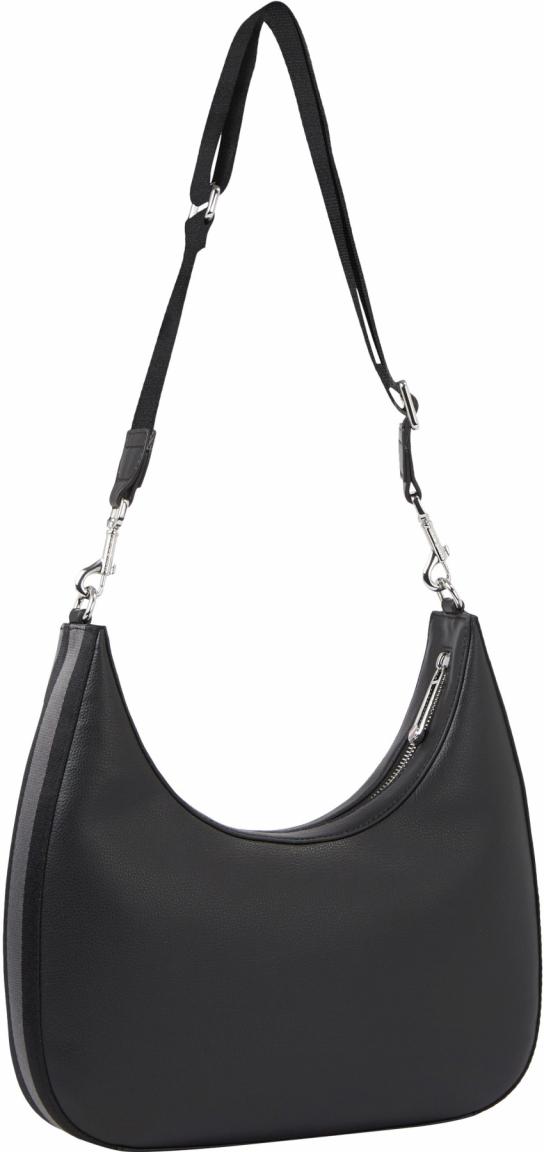 Tommy Hilfiger Umhängetasche Damen TH Essential SC Crossover Webband schwarz