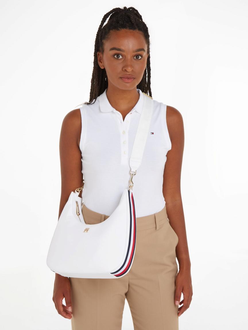 Tommy Hilfiger Umhängetasche Essential SC Crossover Corp weiß fest