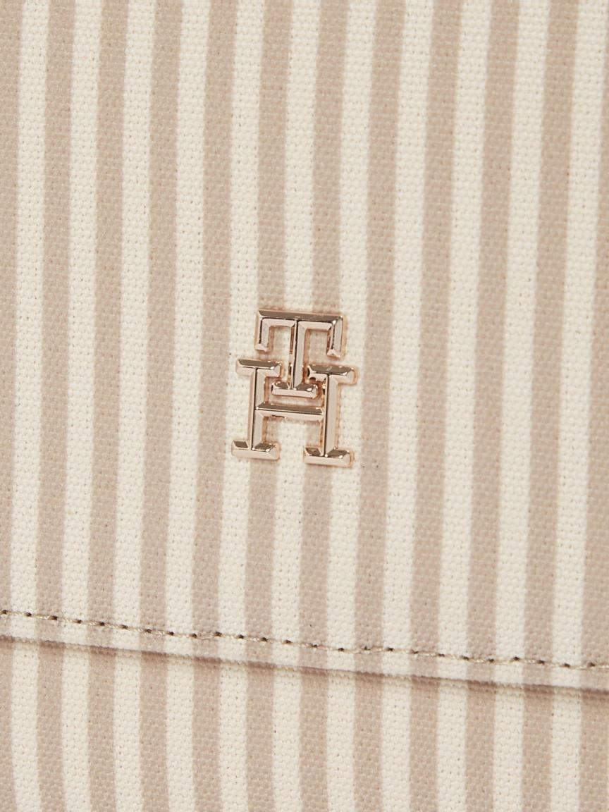 Tommy Hilfiger Umhängetasche Poppy Summer Conv Beige gestreift