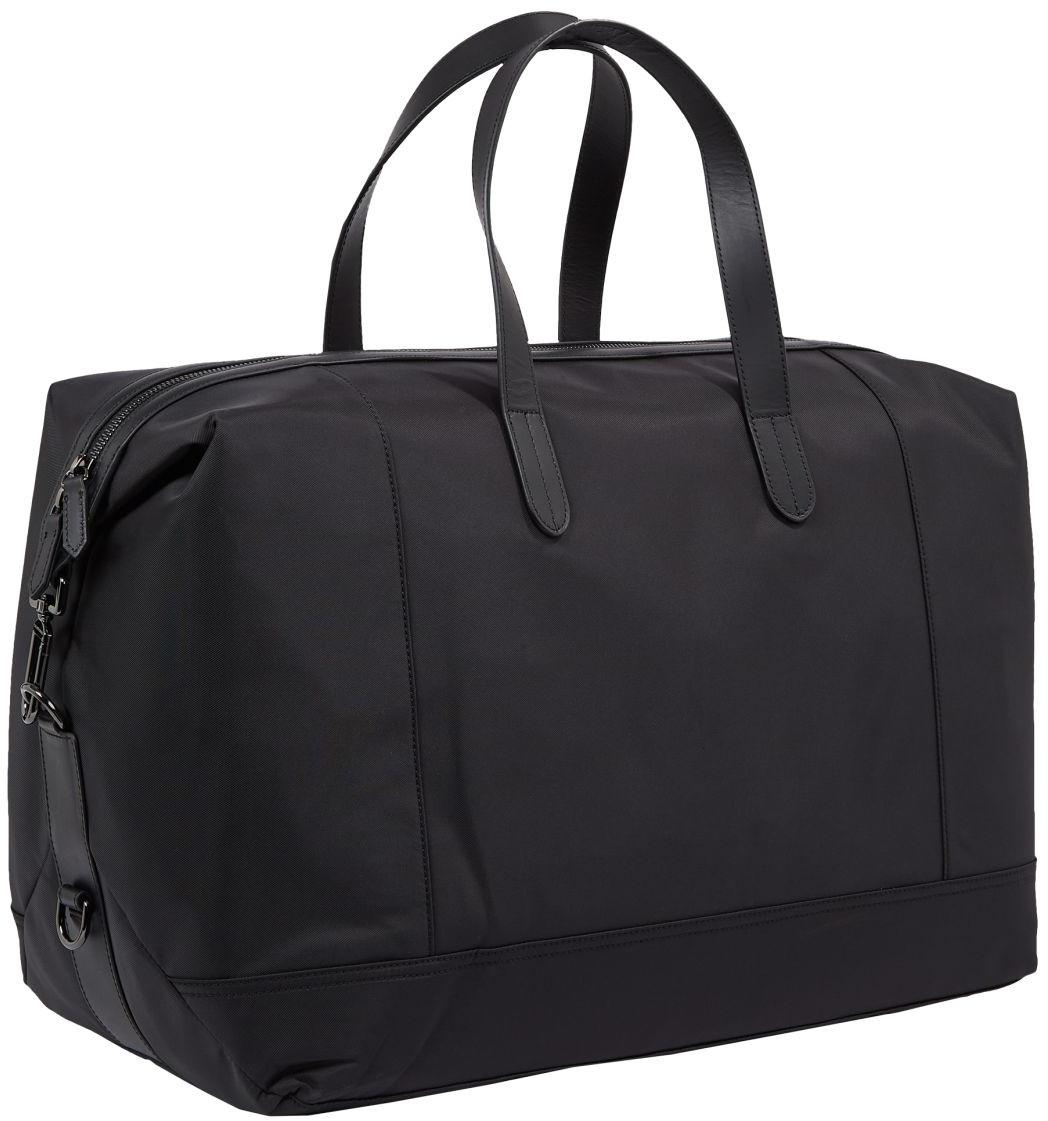 Tommy Hilfiger schwarz Weekender TH Classic Prep Duffle Lederelemente black