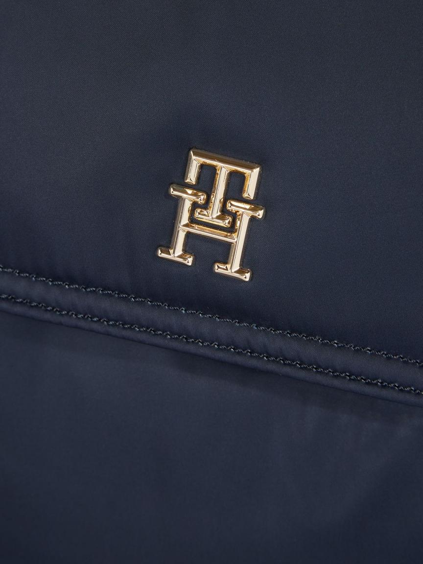 Tommy Hilfiger wattierter Rucksack Überschlag Blau