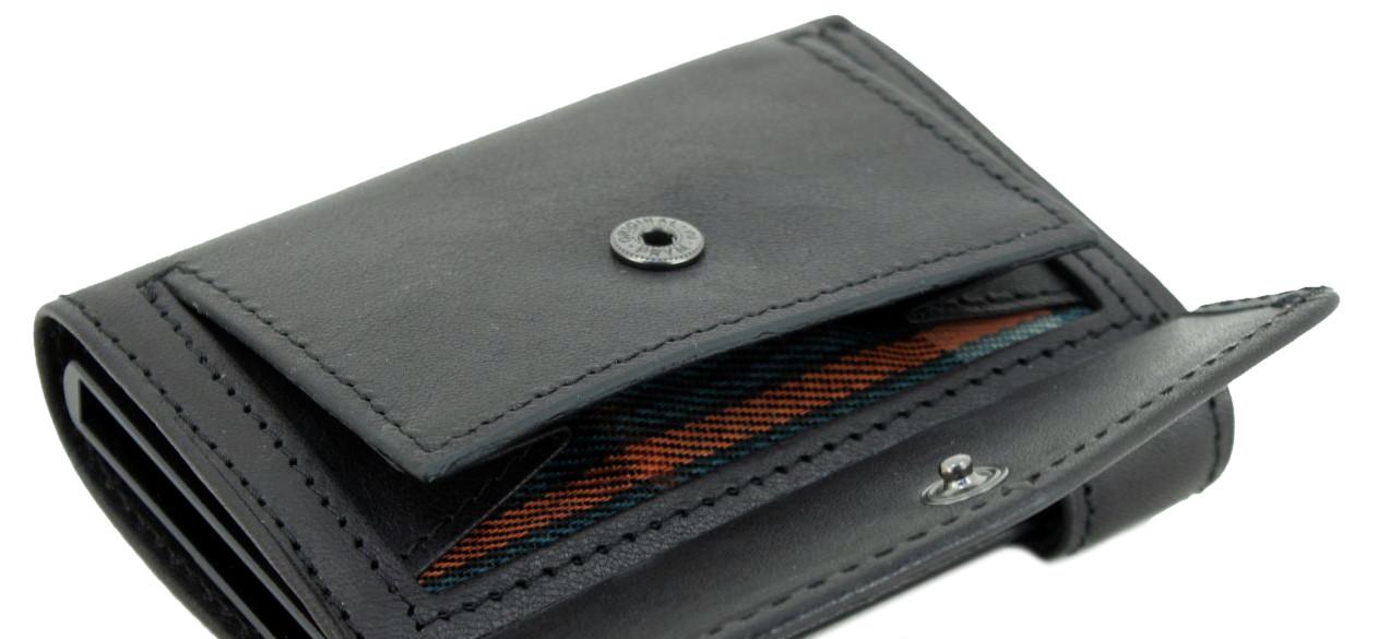 Tony Perotti Lederetui Kartenbörse Furbo Black