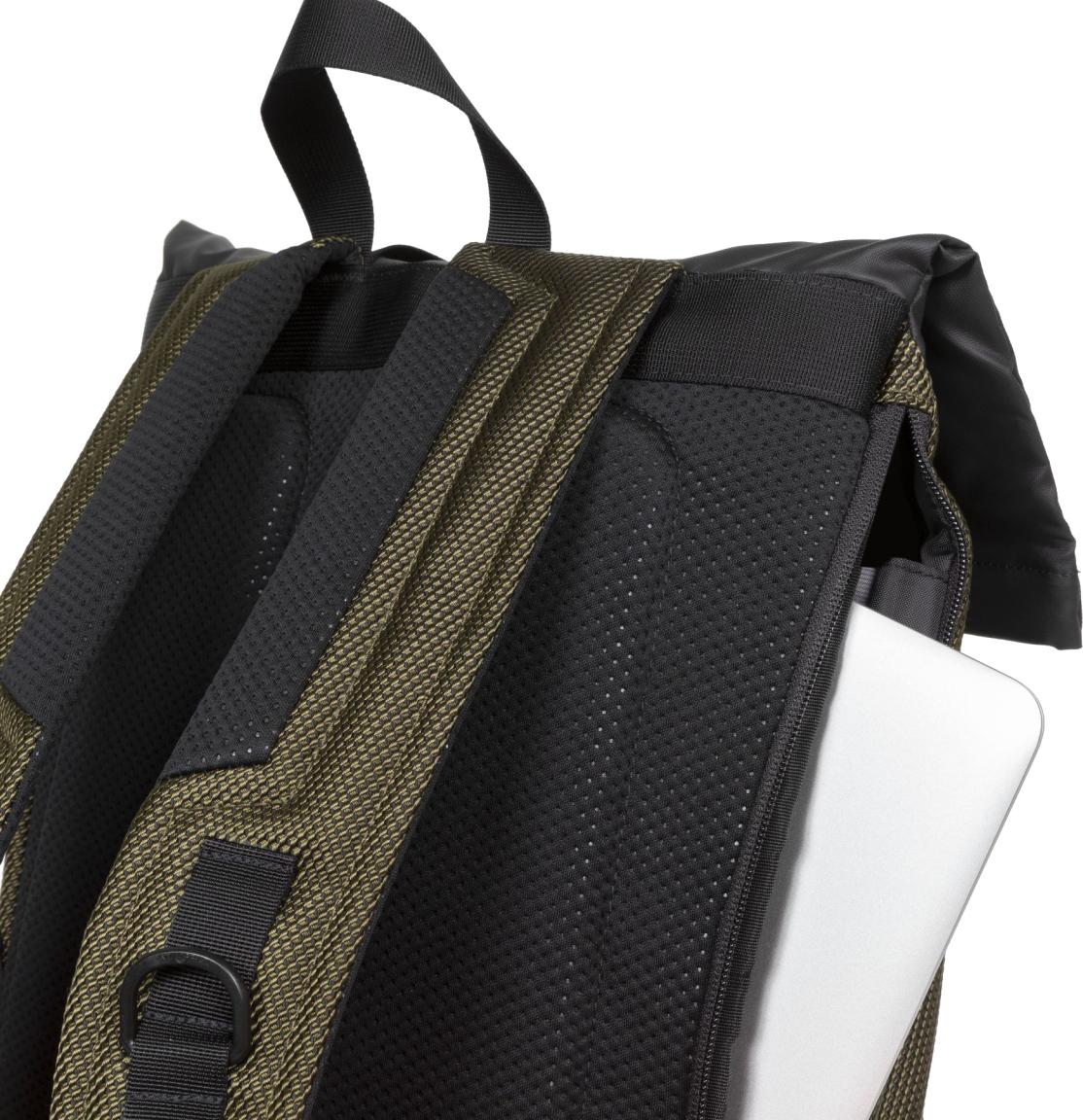 Toplader Rucksack Tecum Roll Armygrün vegan
