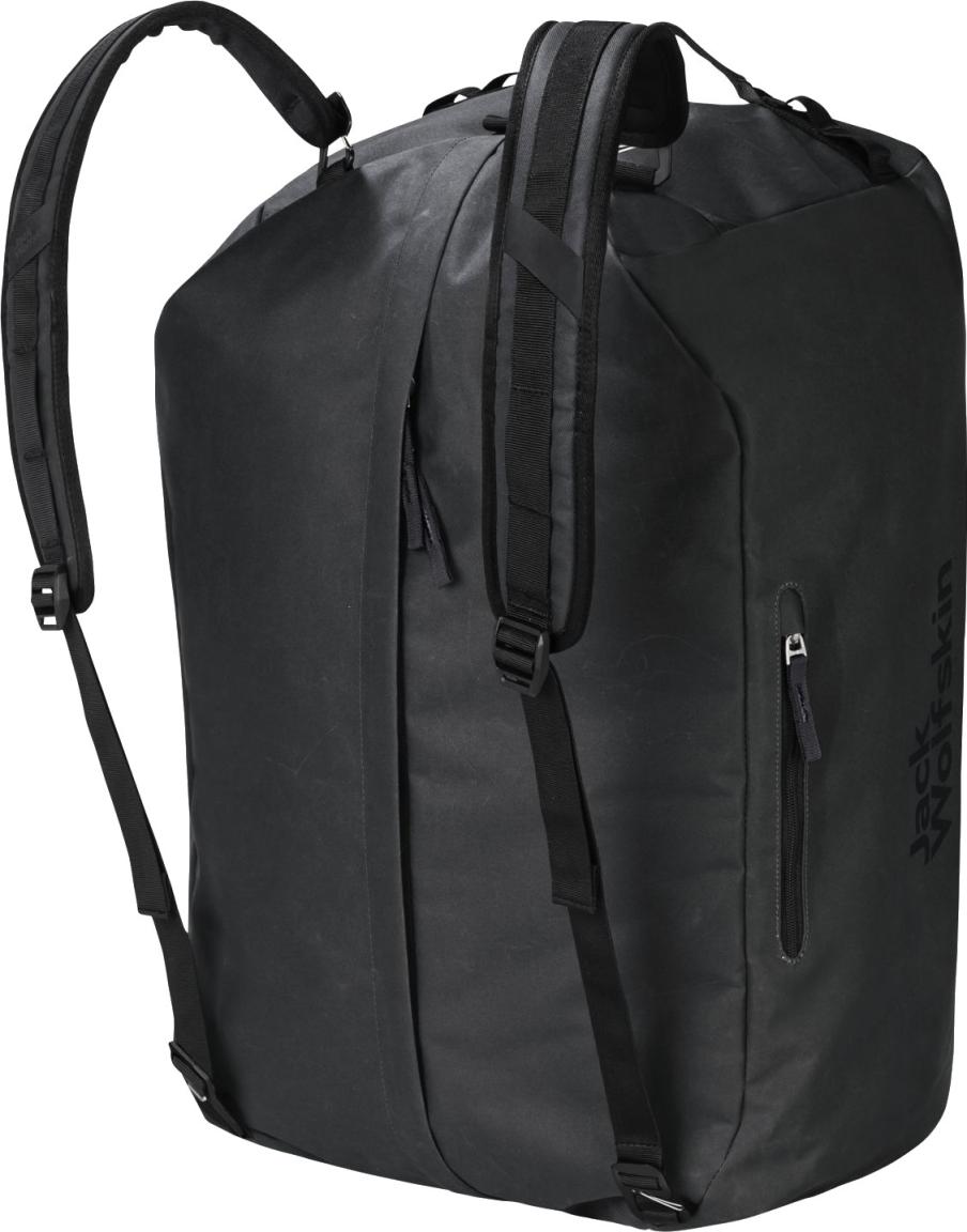 Travelbag 65 Liter Jack Wolfskin Traveltopia Duffle 65 Cordovan Red Rucksackfunktion