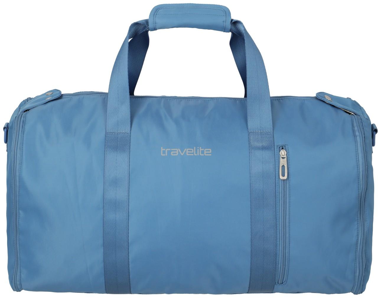 Travelite 2in1 Reisetasche Kleidersack Weekender denimblau