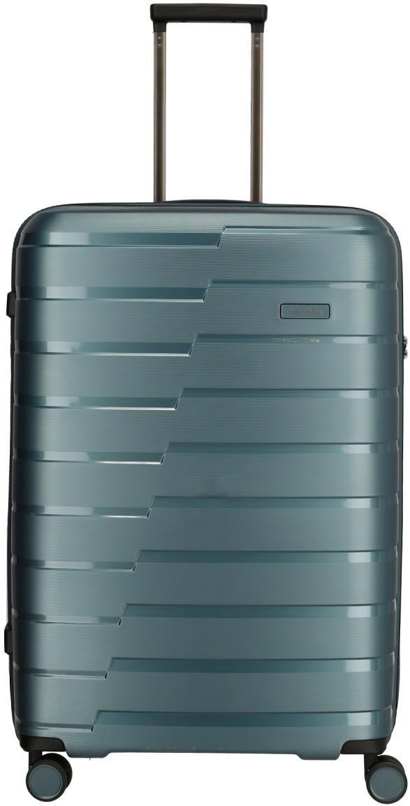 Travelite Air Base L 77cm Ice Blue Reisetrolley blau metallic Hartschale