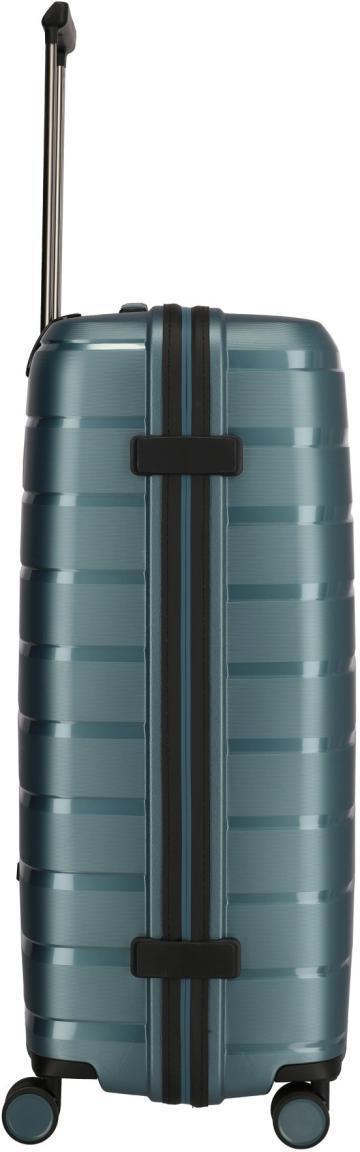 Travelite Air Base L 77cm Ice Blue Reisetrolley blau metallic Hartschale