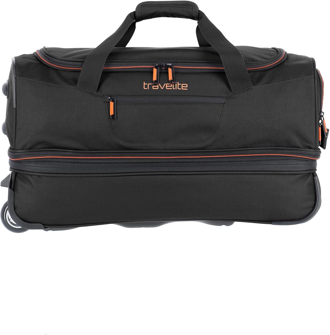Travelite Basics Rollenreisetasche Handgepäck - Schwarz