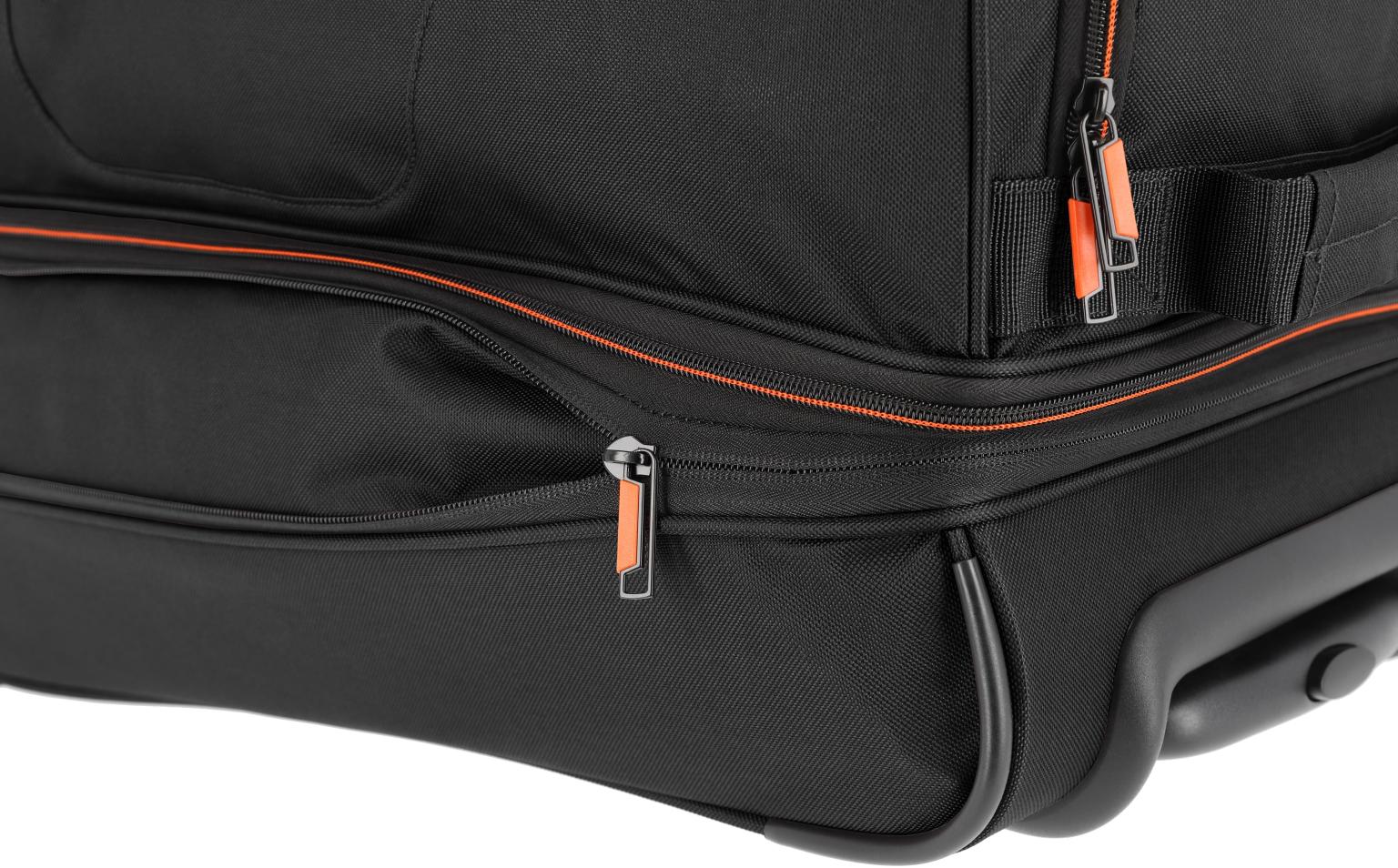 Travelite Basics Rollenreisetasche Handgepäck - Schwarz