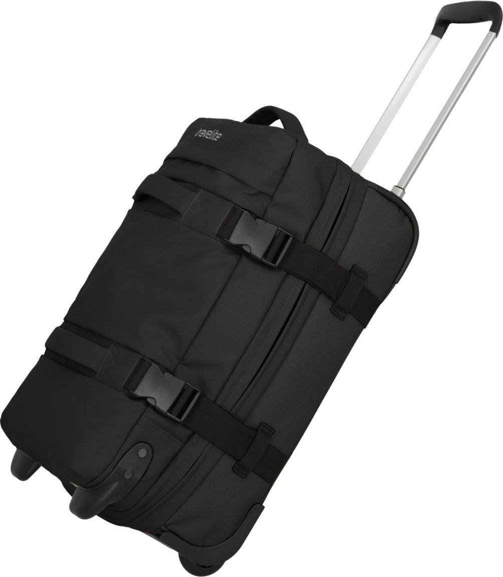 Travelite Bolonia Wheeled Duffle L/M/S Rollenreisetaschen Set 3tlg. Schwarz