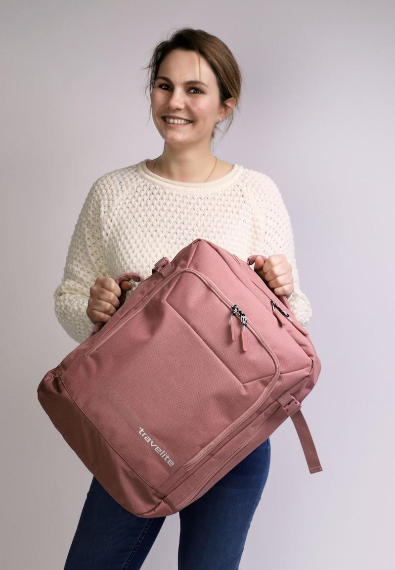 Travelite Bordgepäck Reiserucksack rosa Kick Off