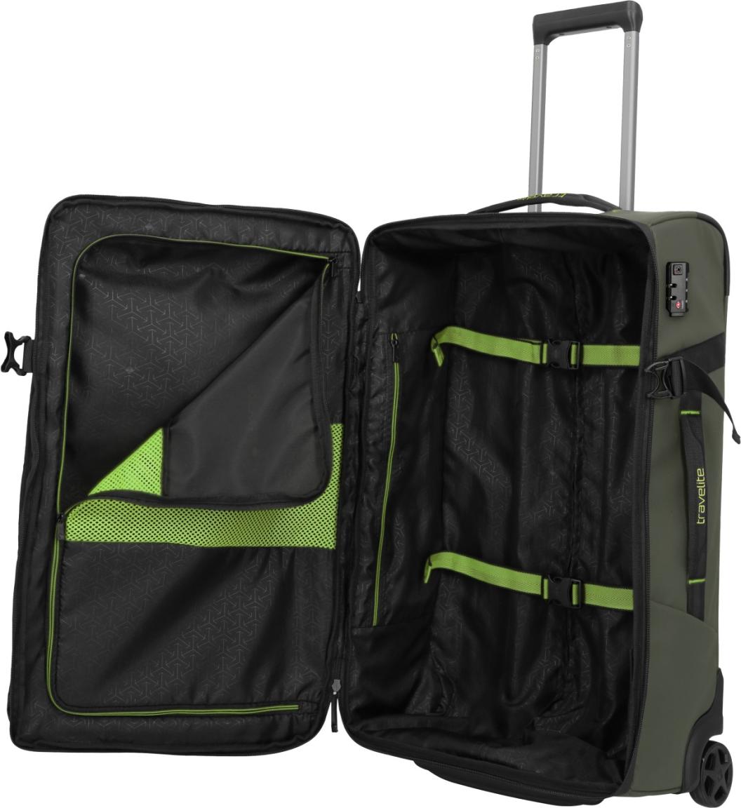 Travelite Briize Rollenreisetasche M/S Kofferset Khaki - Olivgrün