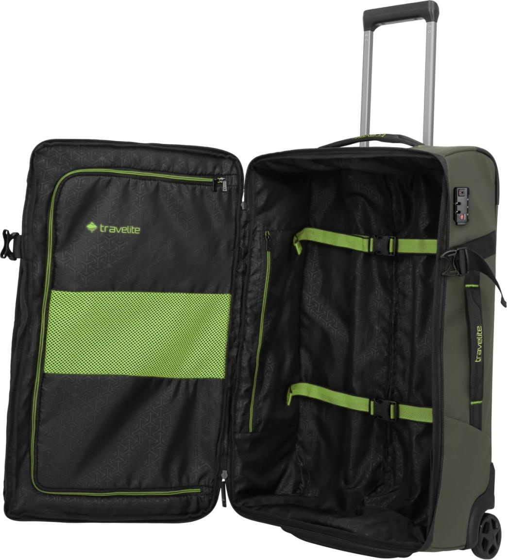 Travelite Briize Rollenreisetasche M/S Kofferset Khaki - Olivgrün