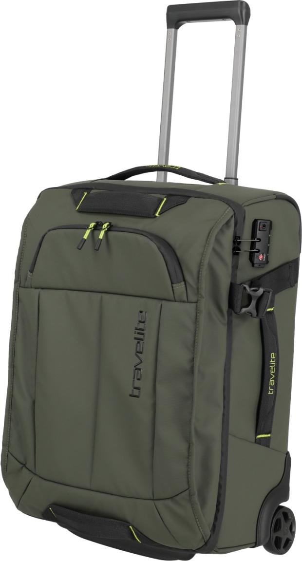 Travelite Briize Rollenreisetasche M/S Kofferset Khaki - Olivgrün