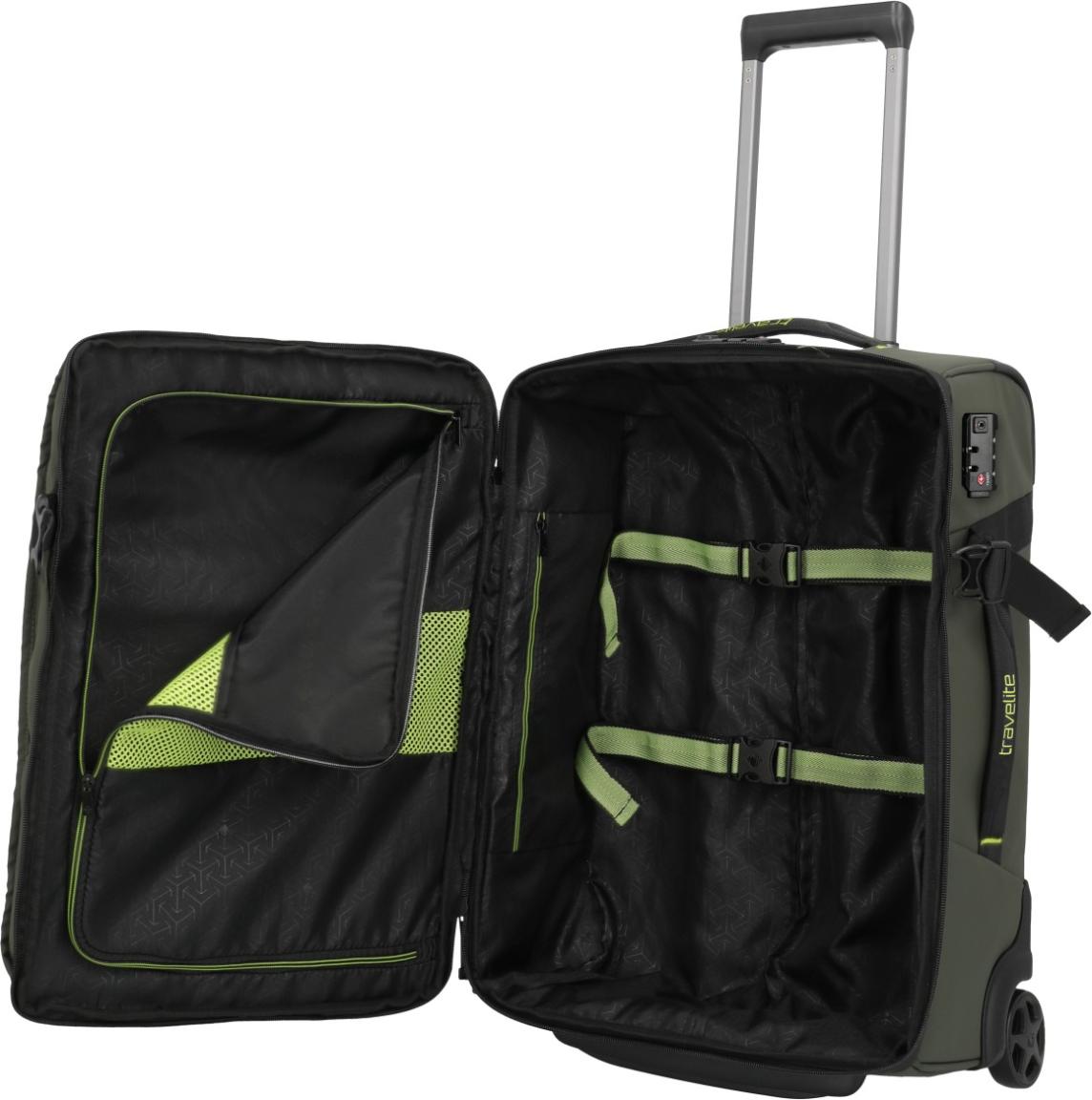 Travelite Briize Rollenreisetasche M/S Kofferset Khaki - Olivgrün