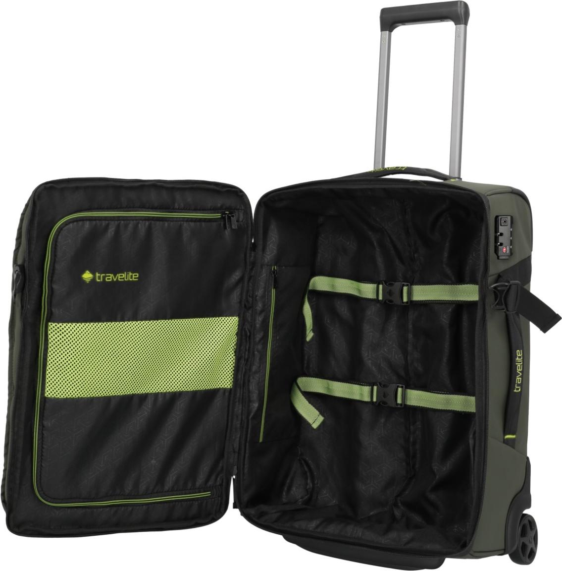Travelite Briize Rollenreisetasche M/S Kofferset Khaki - Olivgrün