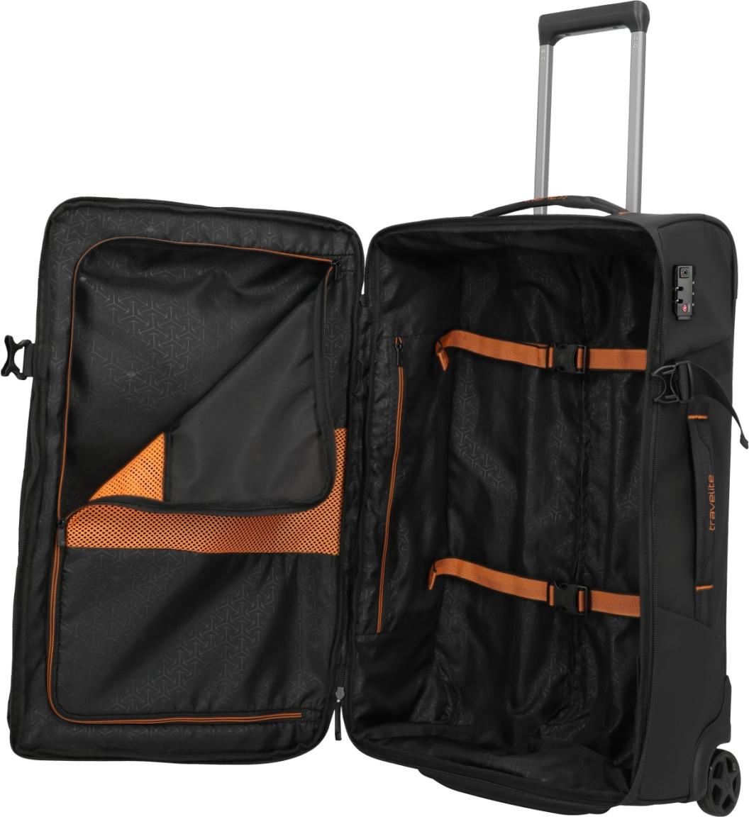 Travelite Briize Rollenreisetasche M/S Kofferset Schwarz