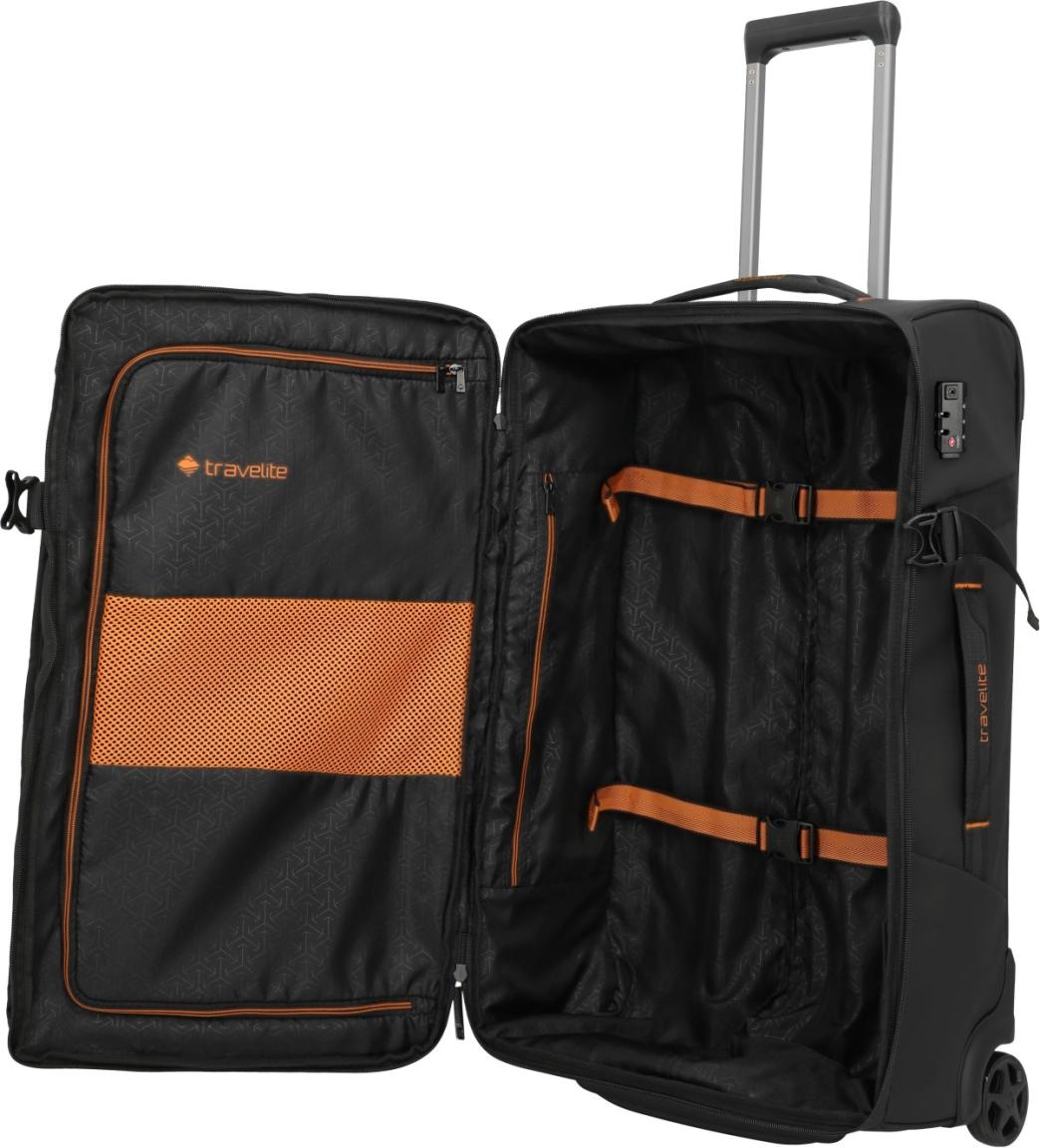 Travelite Briize Rollenreisetasche M/S Kofferset Schwarz