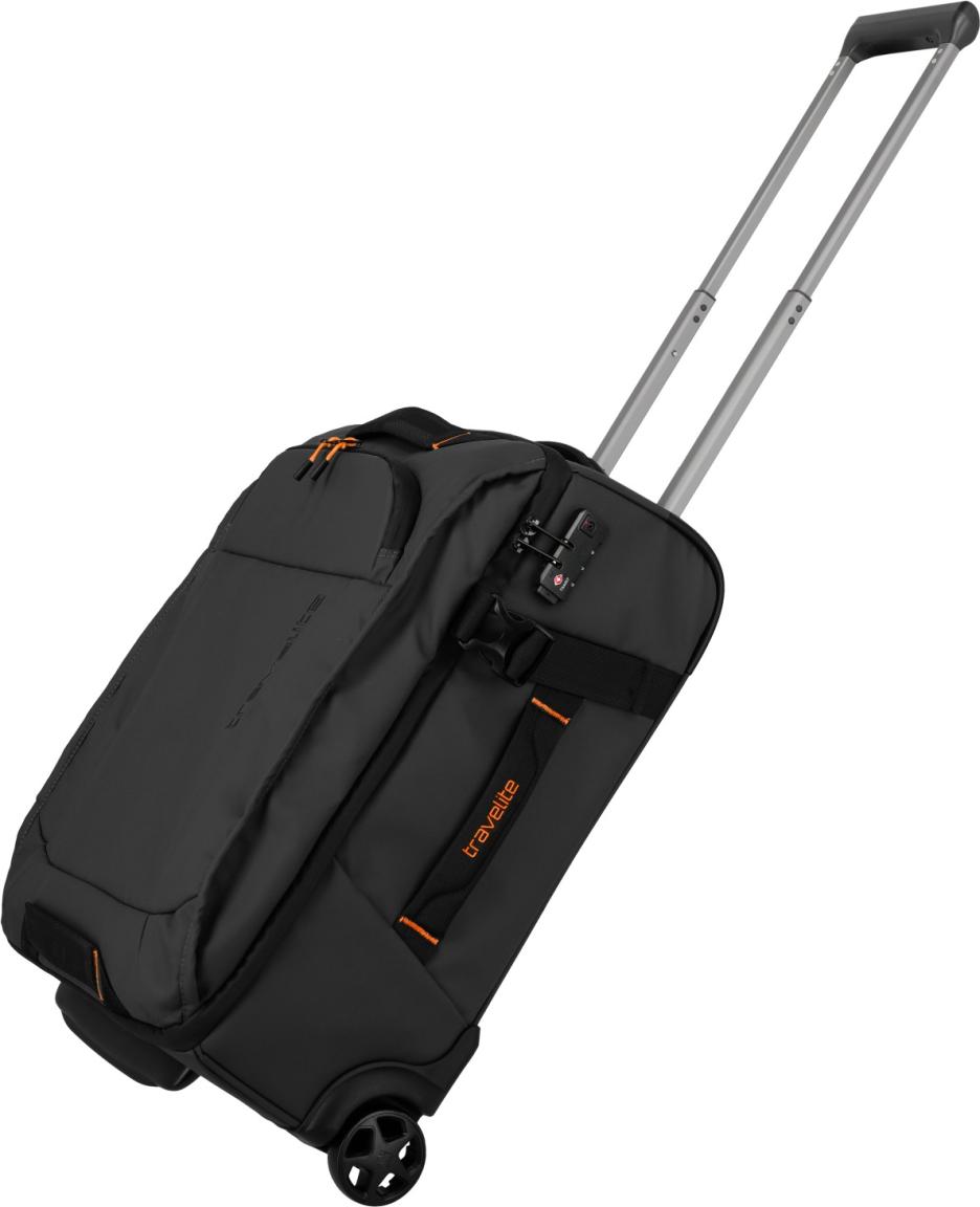 Travelite Briize Rollenreisetasche M/S Kofferset Schwarz