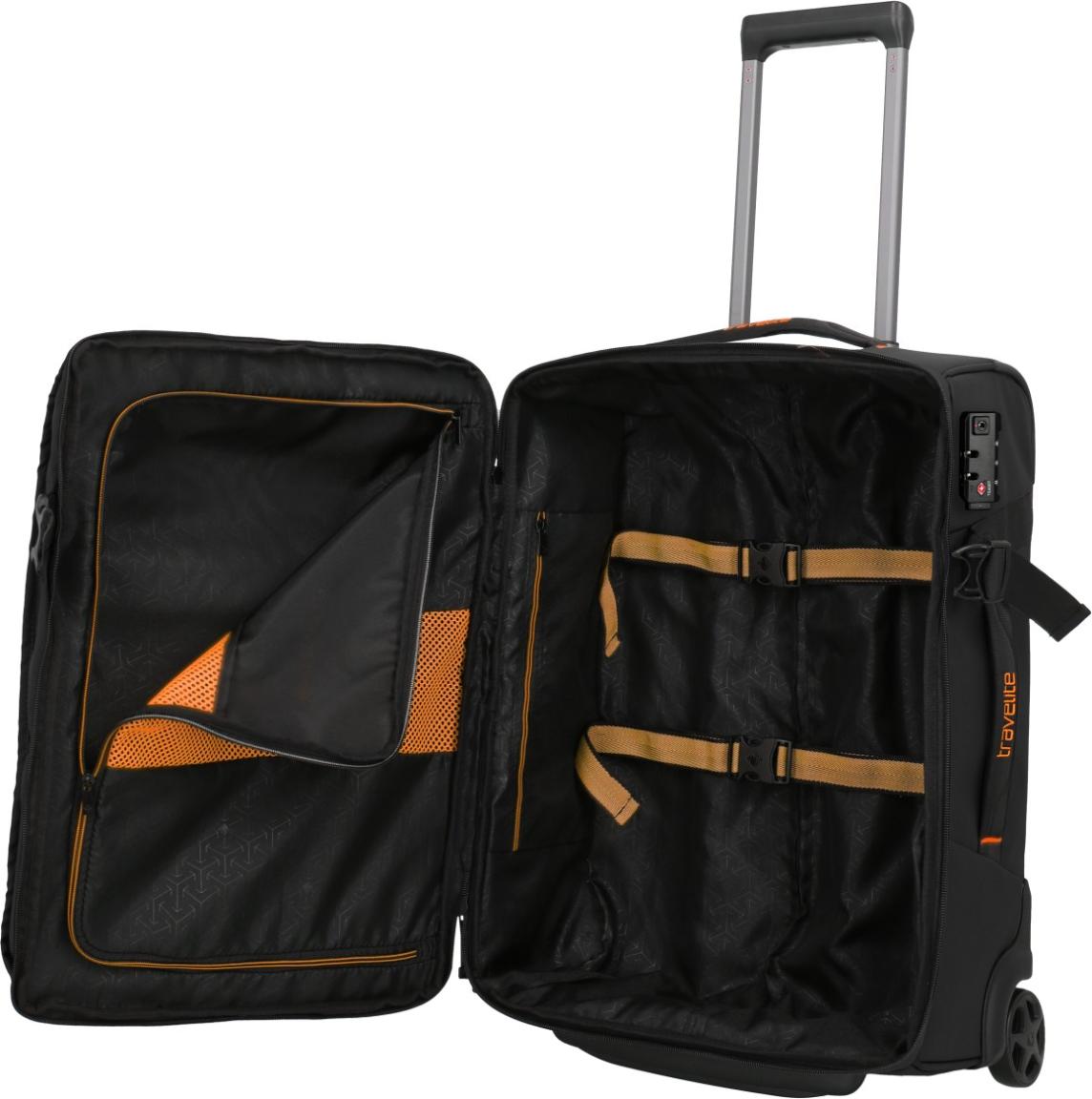 Travelite Briize Rollenreisetasche M/S Kofferset Schwarz