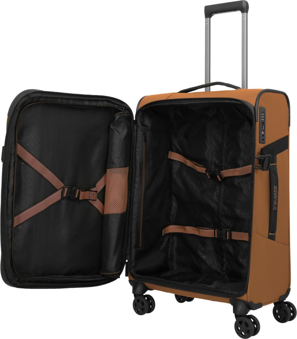 Travelite Briize Trolley L/M/S Kofferset Curry - Orange