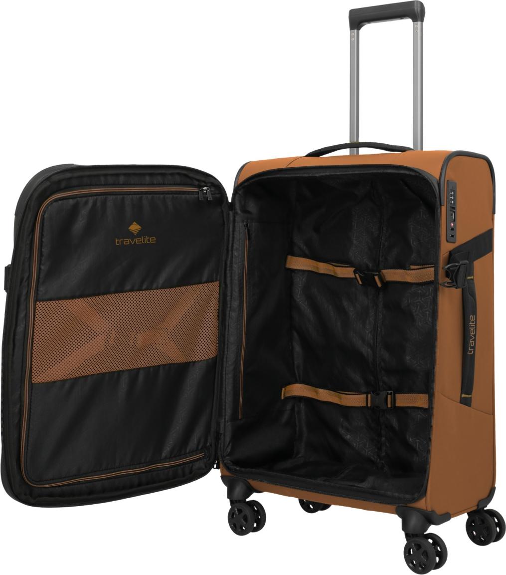 Travelite Briize Trolley L/M/S Kofferset Curry - Orange