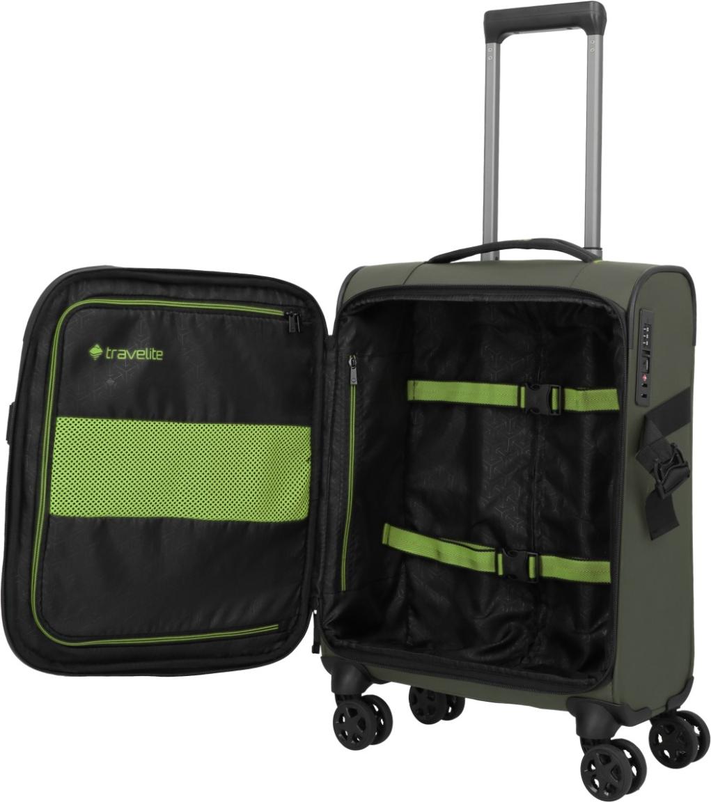 Travelite Briize Trolley L/M/S Kofferset Khaki - Olivgrün