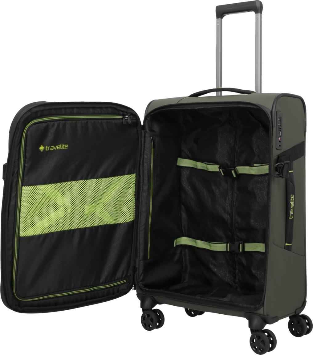Travelite Briize Trolley L/M/S Kofferset Khaki - Olivgrün
