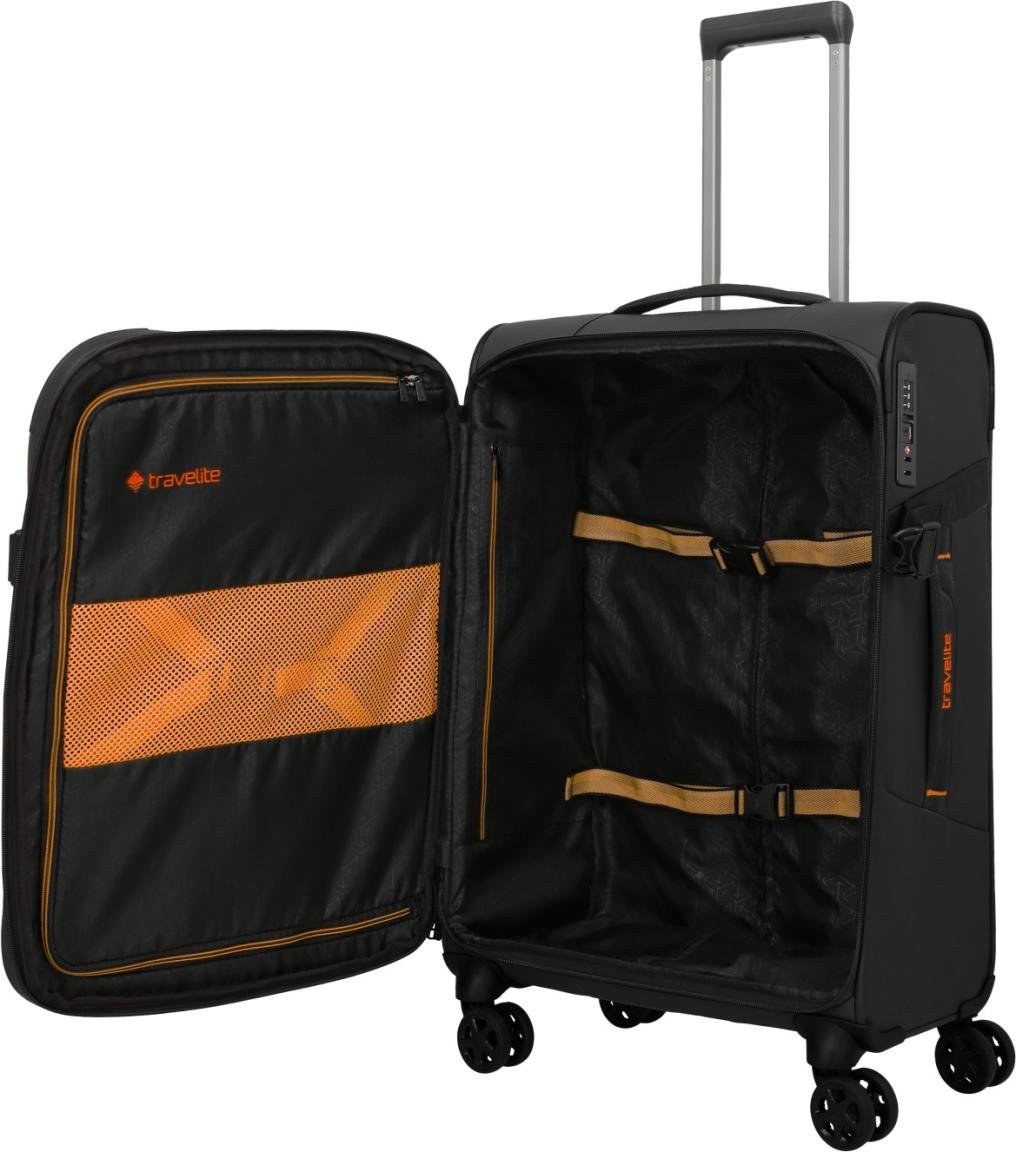 Travelite Briize Trolley L/M/S Kofferset Schwarz