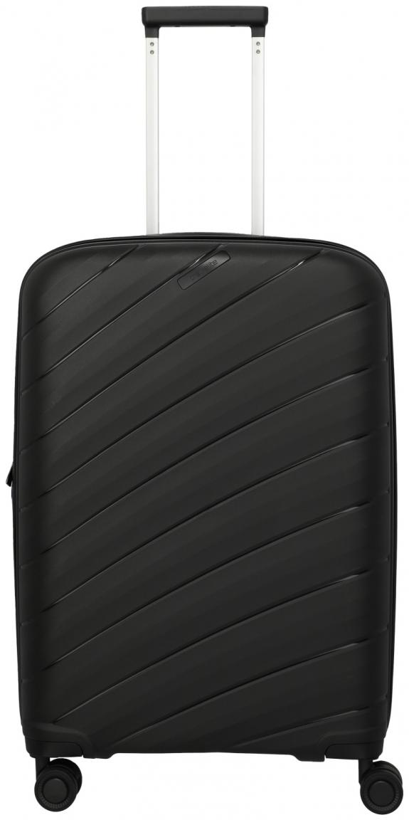 Travelite Burano 4w Trolley M 66cm schwarz erweiterbar Urlaubskoffer