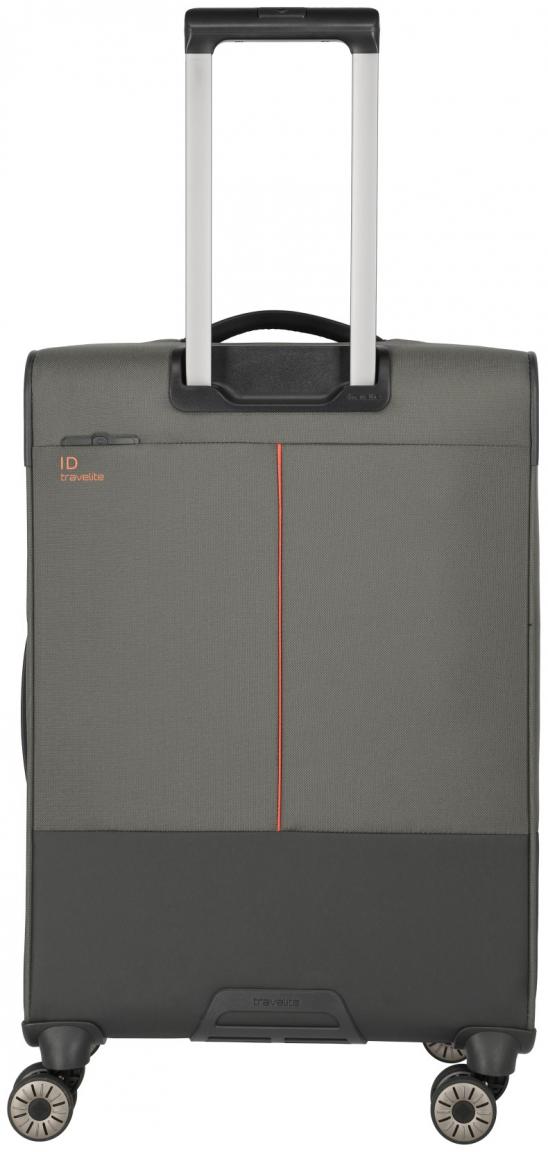 Travelite Crosslite 4w Trolley M 66cm olivgrün Rollenkoffer