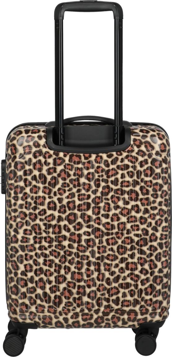 Travelite Cruise Trolley L/M/S Kofferset Hartschale Leopard - Braun