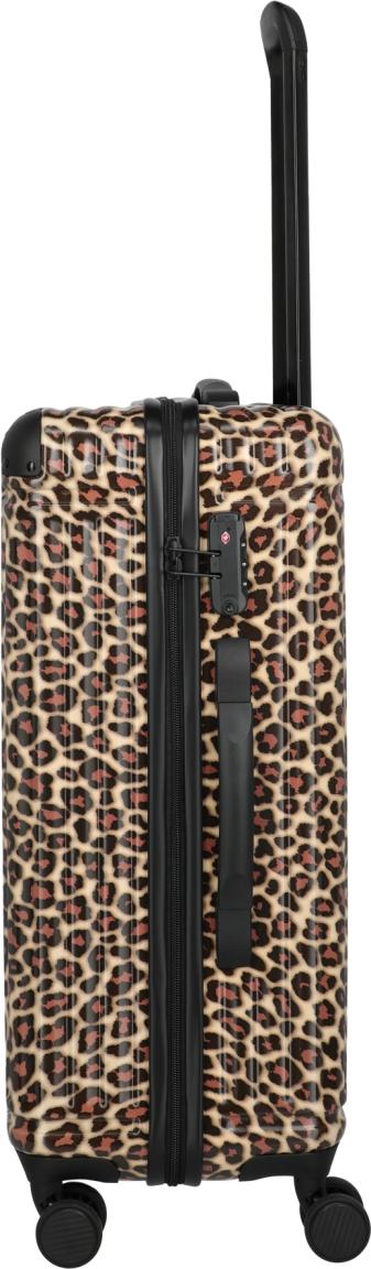 Travelite Cruise Trolley L/M/S Kofferset Hartschale Leopard - Braun