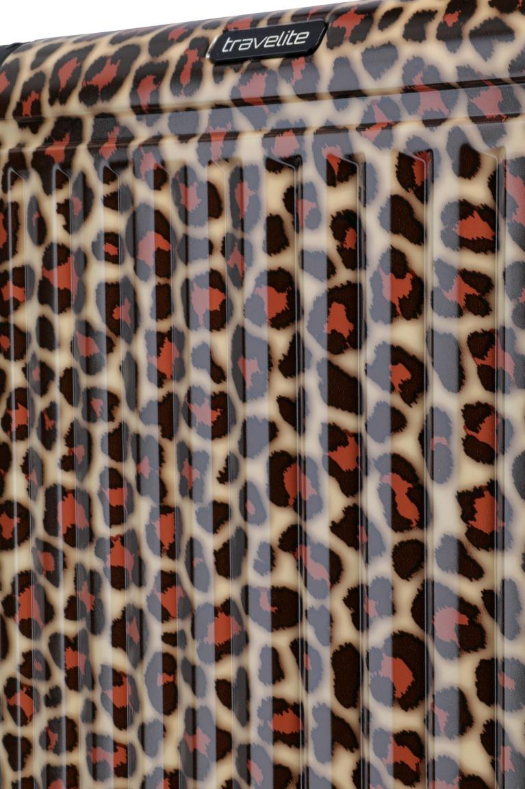 Travelite Cruise Trolley M Koffer Hartschale Leopard - Braun