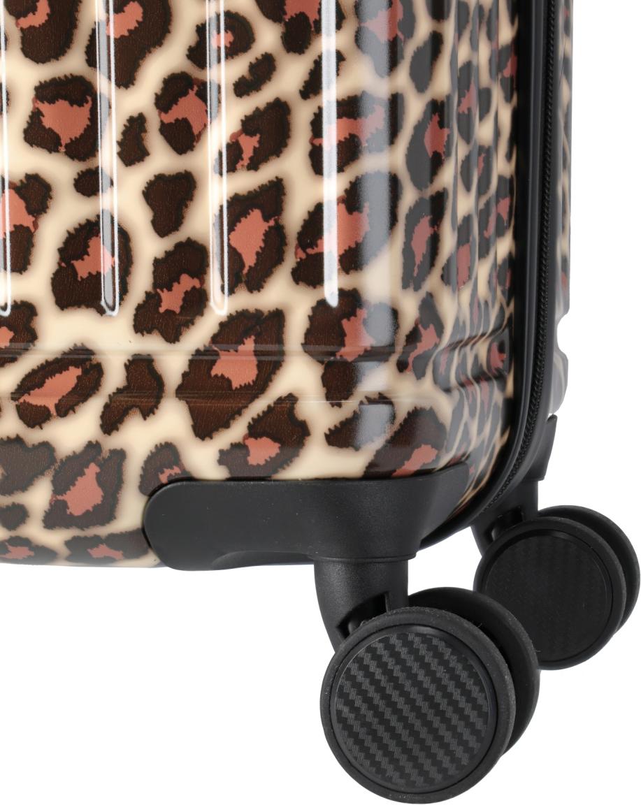 Travelite Cruise Trolley M Koffer Hartschale Leopard - Braun