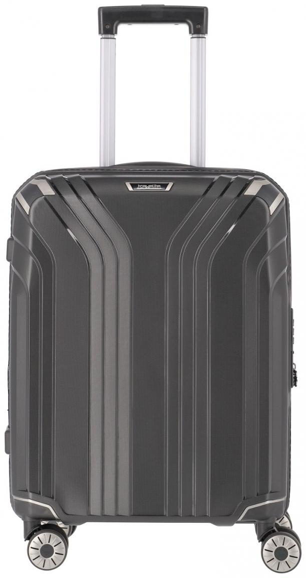 Travelite Elvaa Kabinenkoffer 4w Trolley S 55cm schwarz Hartschale