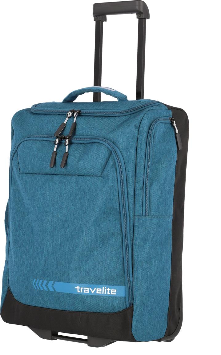 Travelite Kick Off S Rollenreisetasche 55cm Petrol Handgepäck