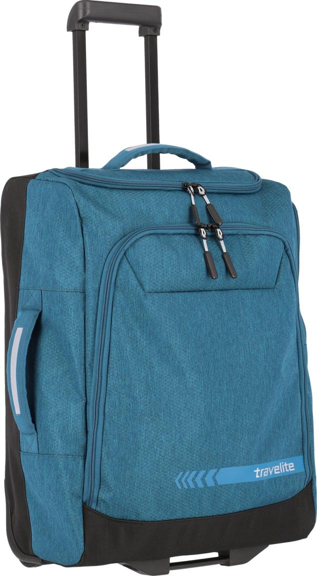 Travelite Kick Off S Rollenreisetasche 55cm Petrol Handgepäck