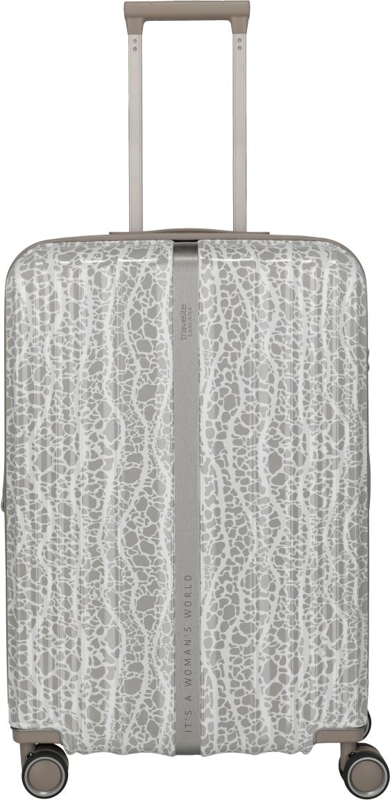 Travelite Lascana Edition Trolley Hartschalenkoffer Champagne - Grau