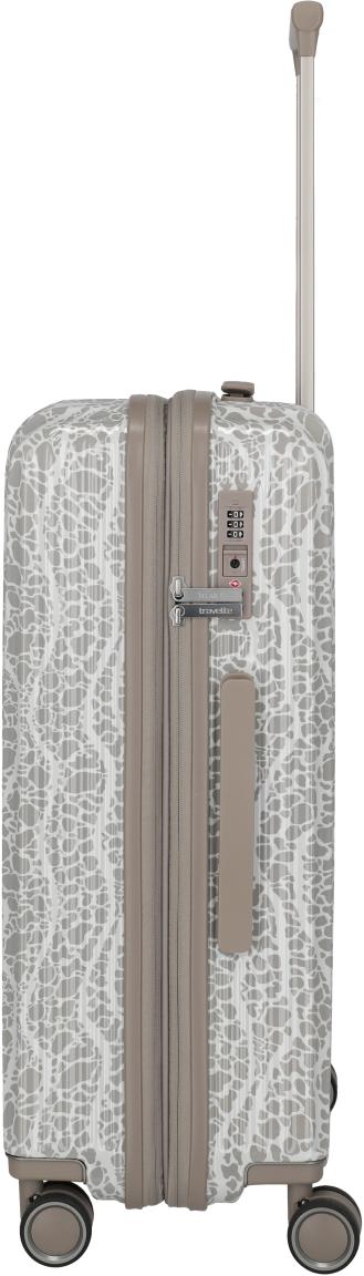 Travelite Lascana Edition Trolley Hartschalenkoffer Champagne - Grau