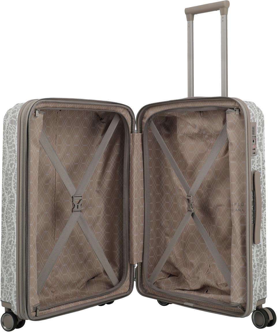 Travelite Lascana Edition Trolley Hartschalenkoffer Champagne - Grau
