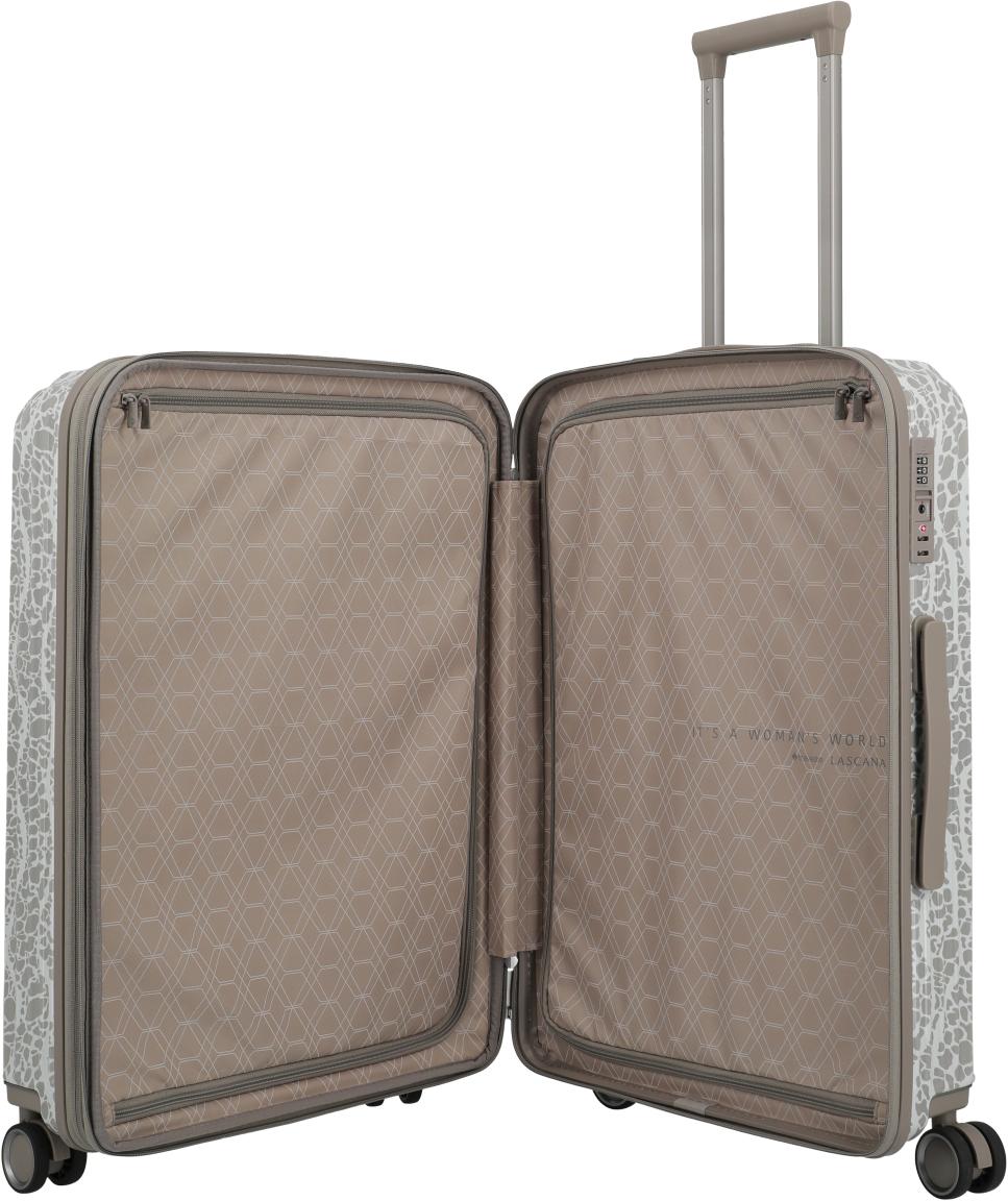 Travelite Lascana Edition Trolley Hartschalenkoffer Champagne - Grau