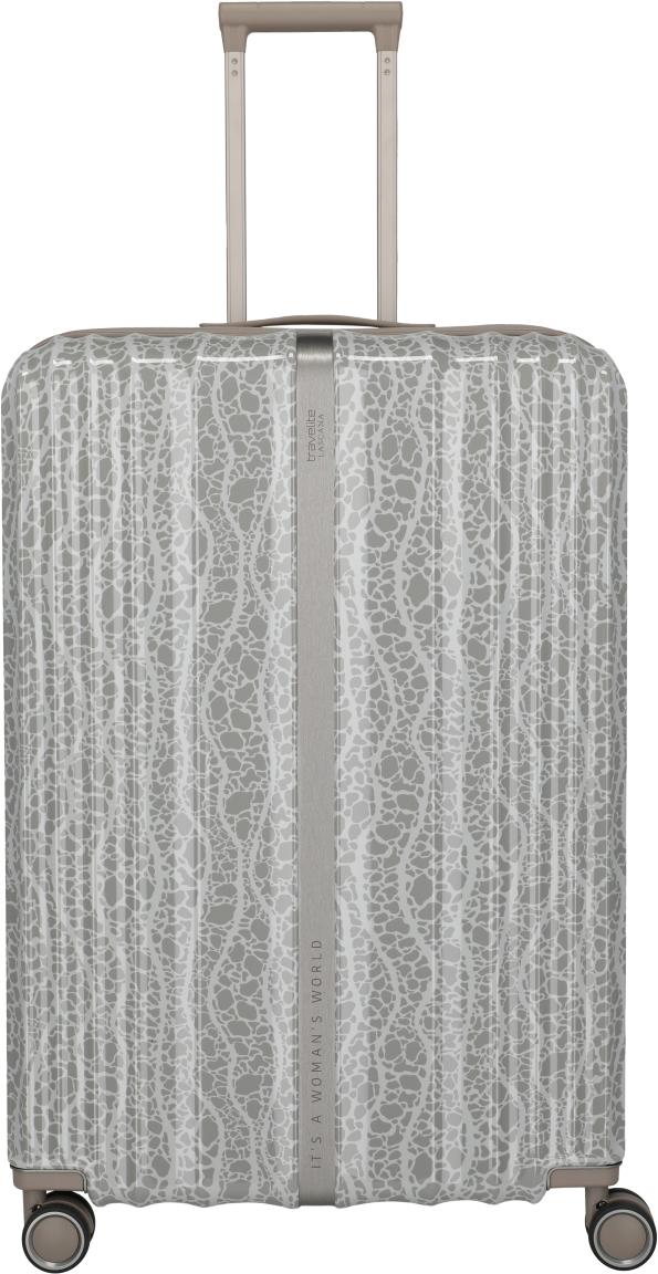 Travelite Lascana Edition Trolley Hartschalenkoffer Champagne - Grau