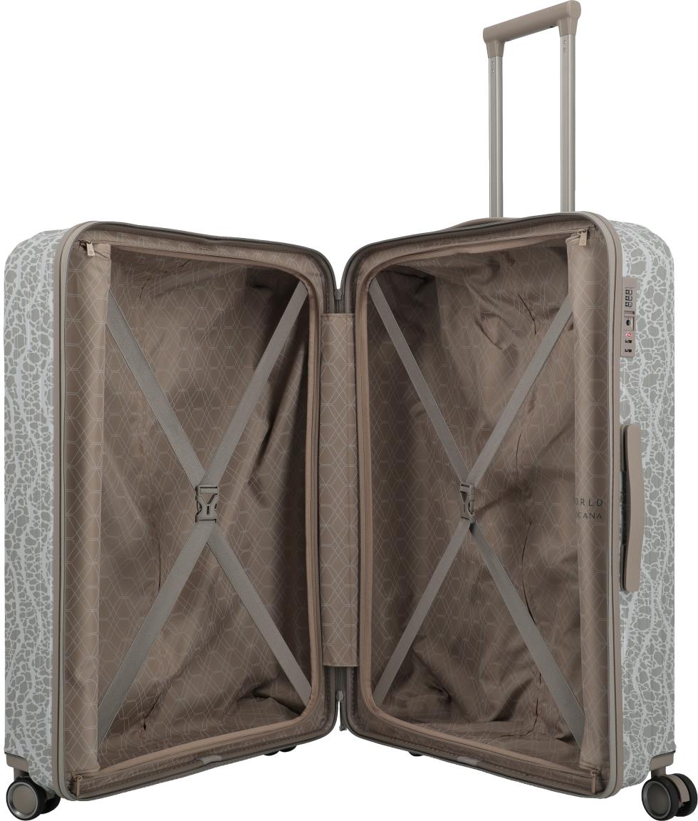 Travelite Lascana Edition Trolley Hartschalenkoffer Champagne - Grau
