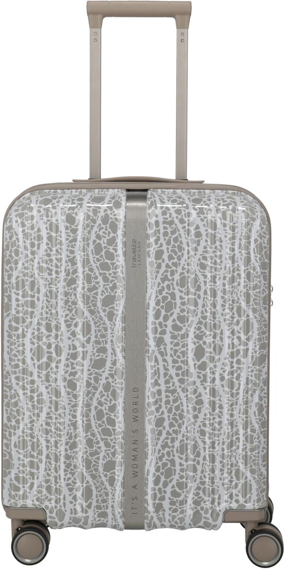 Travelite Lascana Edition Trolley S Handgepäckkoffer Champagne - Grau