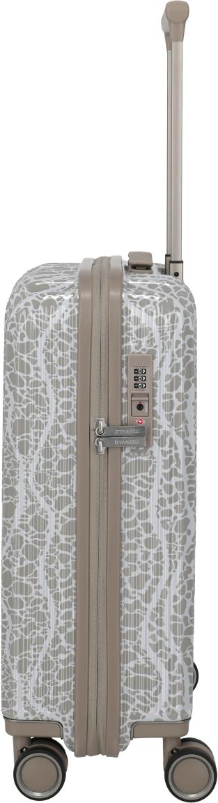 Travelite Lascana Edition Trolley S Handgepäckkoffer Champagne - Grau
